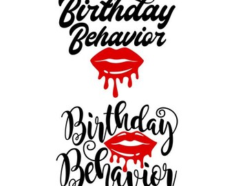 Download Birthday Behavior Svg Etsy