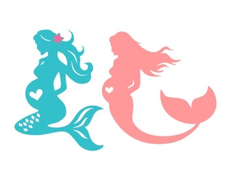 Download Pregnant Mermaid Svg Etsy