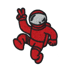 Astronaut Slam dunk Embroidery Design