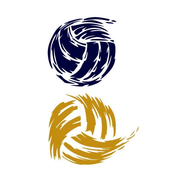 Distressed Volleyball Cuttable Design SVG PNG DXF & eps Etsy