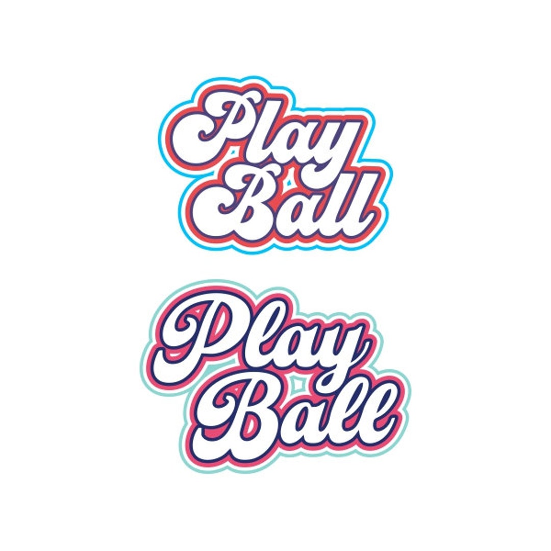 Play Ball Sport Cuttable Design SVG PNG DXF & Eps Designs Cricut Cameo