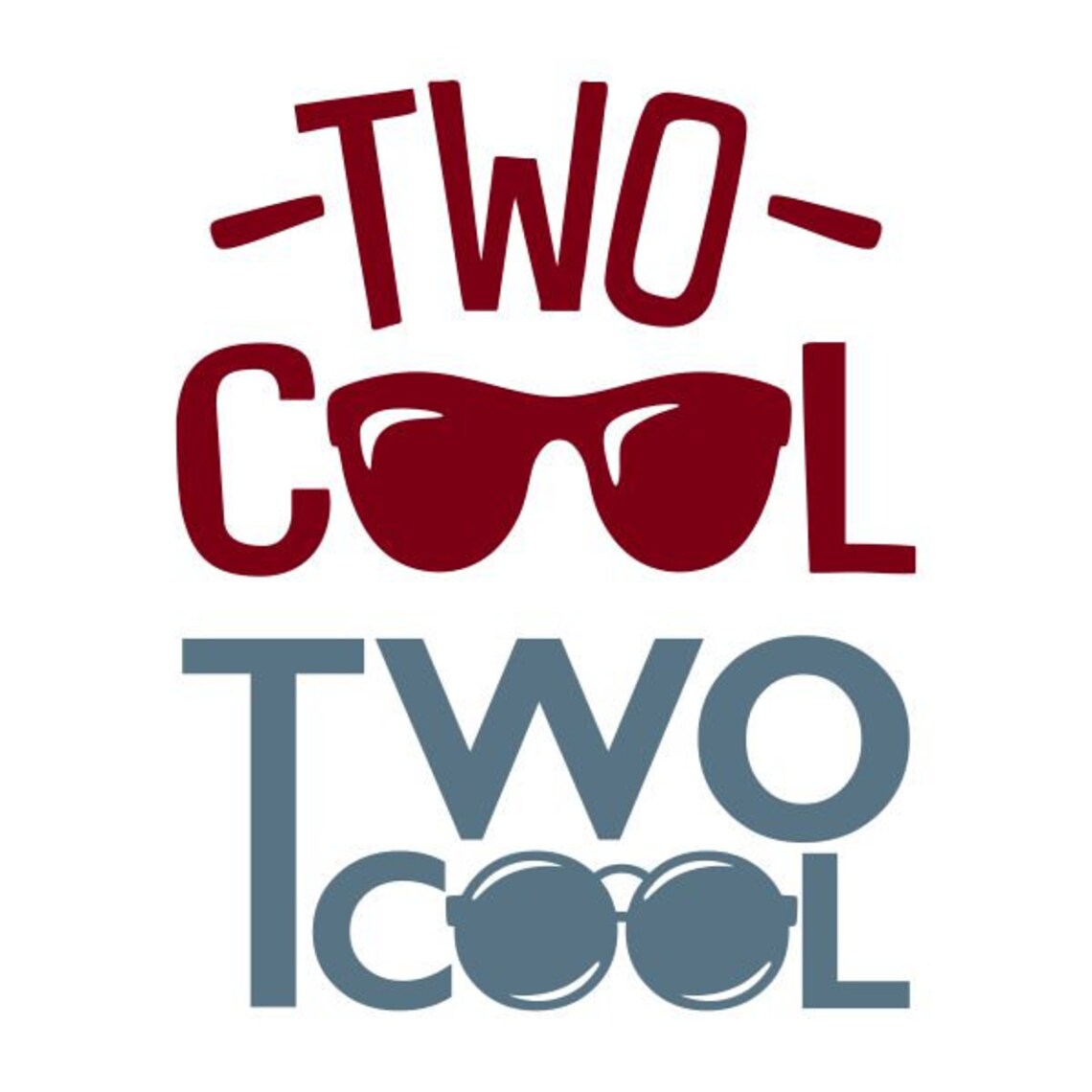 Two Cool Sunglasses Cuttable Design SVG PNG DXF & Eps Designs Etsy