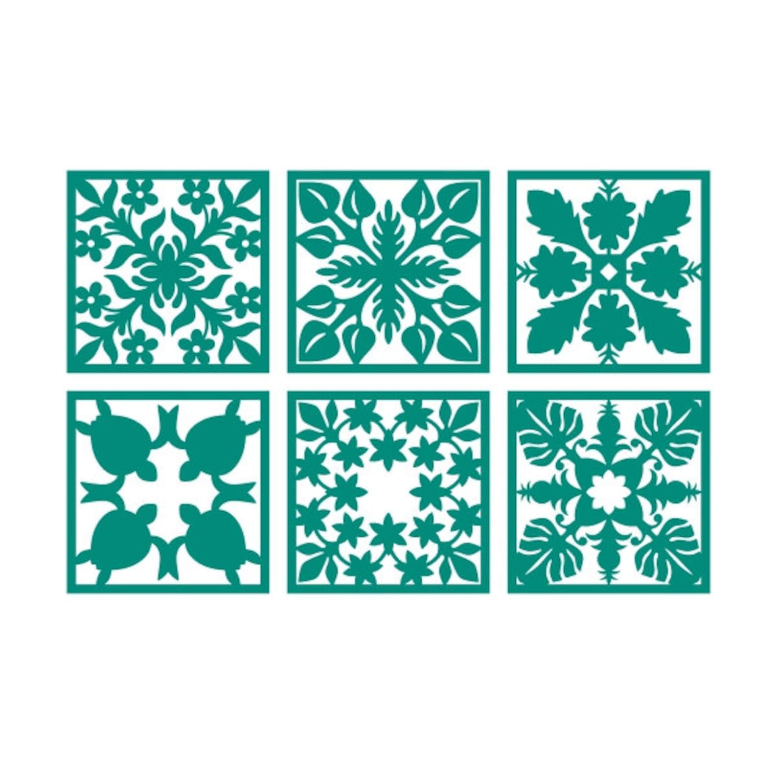 Hawaiian Barn Quilt Cuttable Design SVG PNG DXF & Eps Designs Etsy