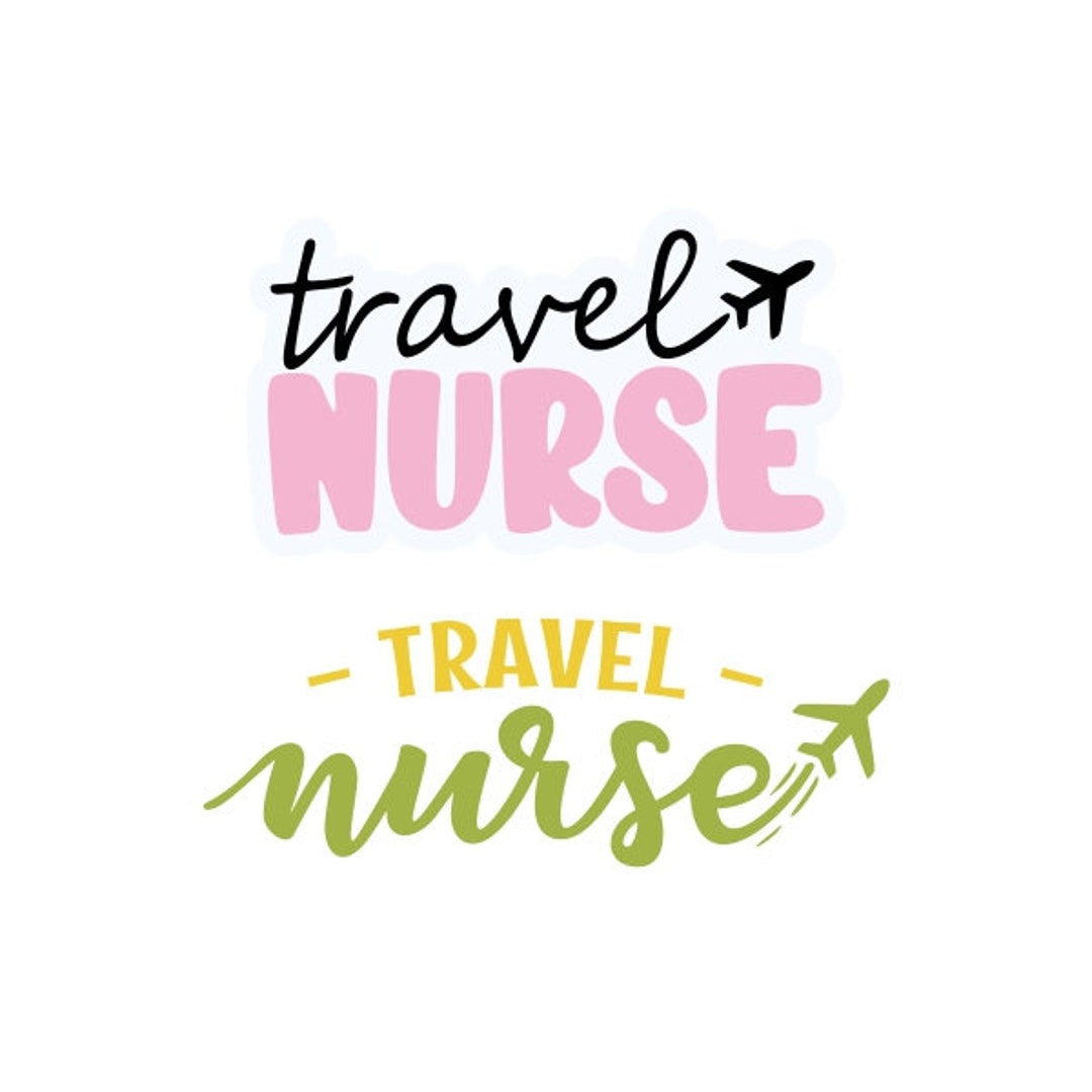 Travel Nurse Cuttable Design SVG PNG DXF & Eps Designs Cricut Cameo ...