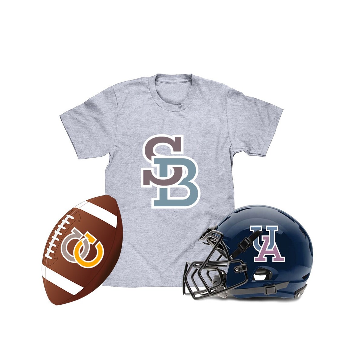 Varsity Interlocking Block Truetype Font Etsy