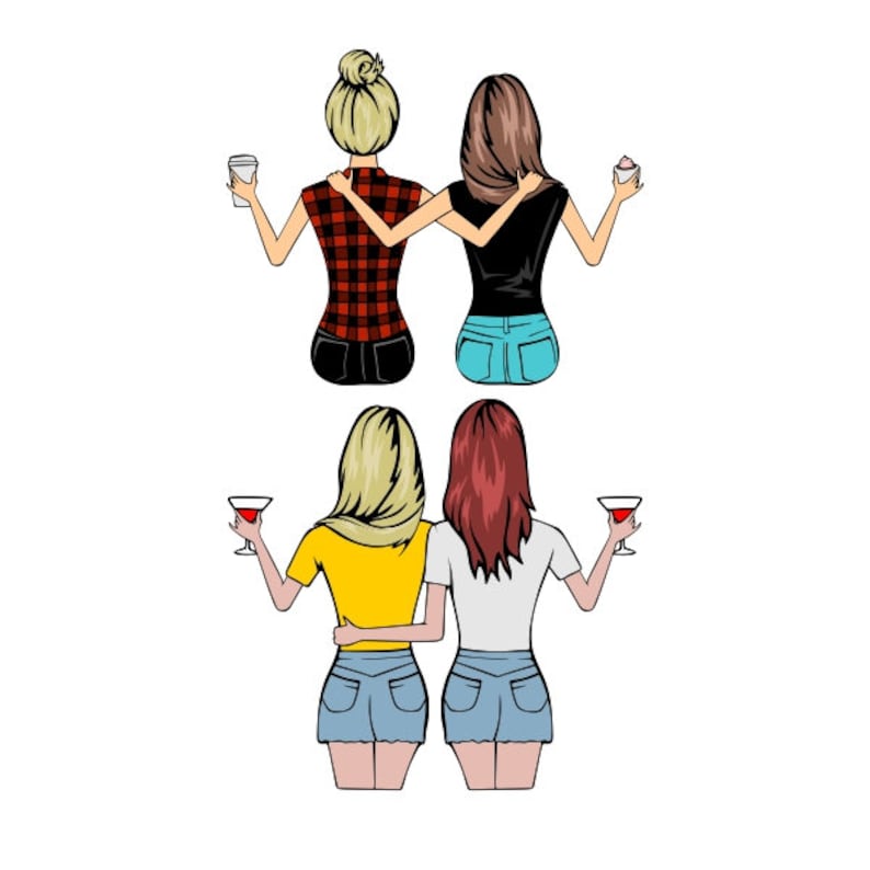 Download Best Friends Cuttable Design SVG PNG DXF & eps Designs ...