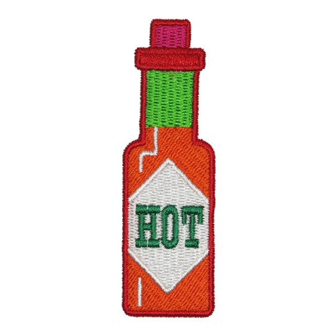 Hot Sauce Bottle Embroidery Design Instant Download PES DST Etsy