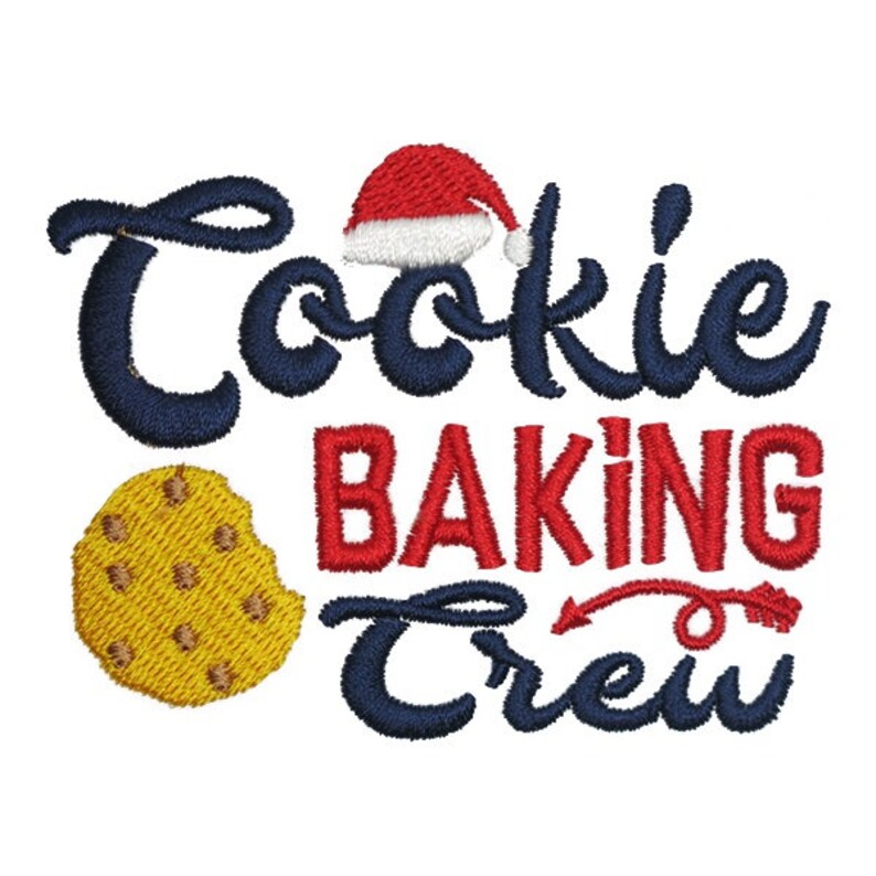 Cookie baking crew embroidery design instant download pes  etsy Cookie baking crew embroidery design instant download pes  etsy