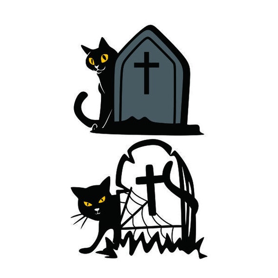 Rip Tombstone Outline Patterns: DFX, EPS, PDF, PNG, and SVG Cut Files