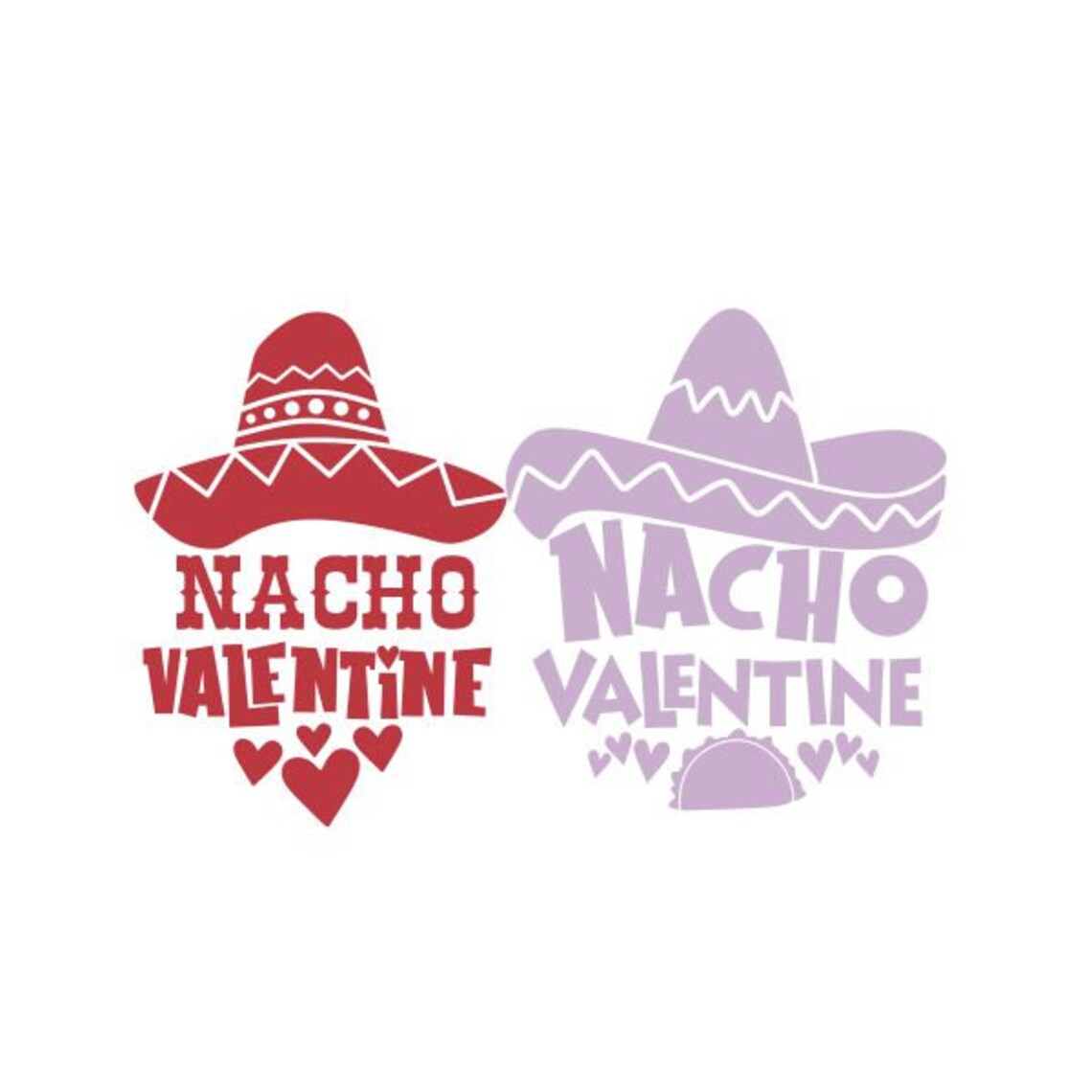 Nacho Valentine Cuttable Design SVG PNG DXF & Eps Designs | Etsy