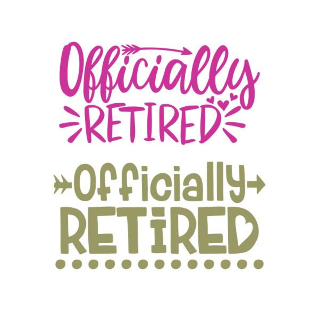 Officially Retired Cuttable Design SVG PNG DXF & Eps Designs - Etsy