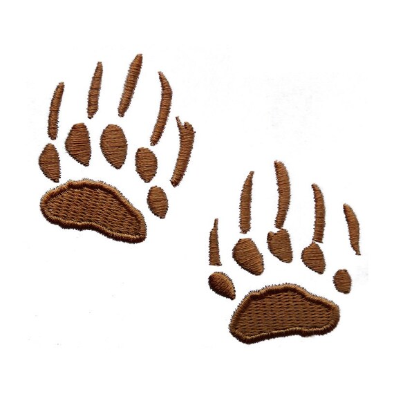 Bear Paw Embroidery Design Instant Download PES DST | Etsy