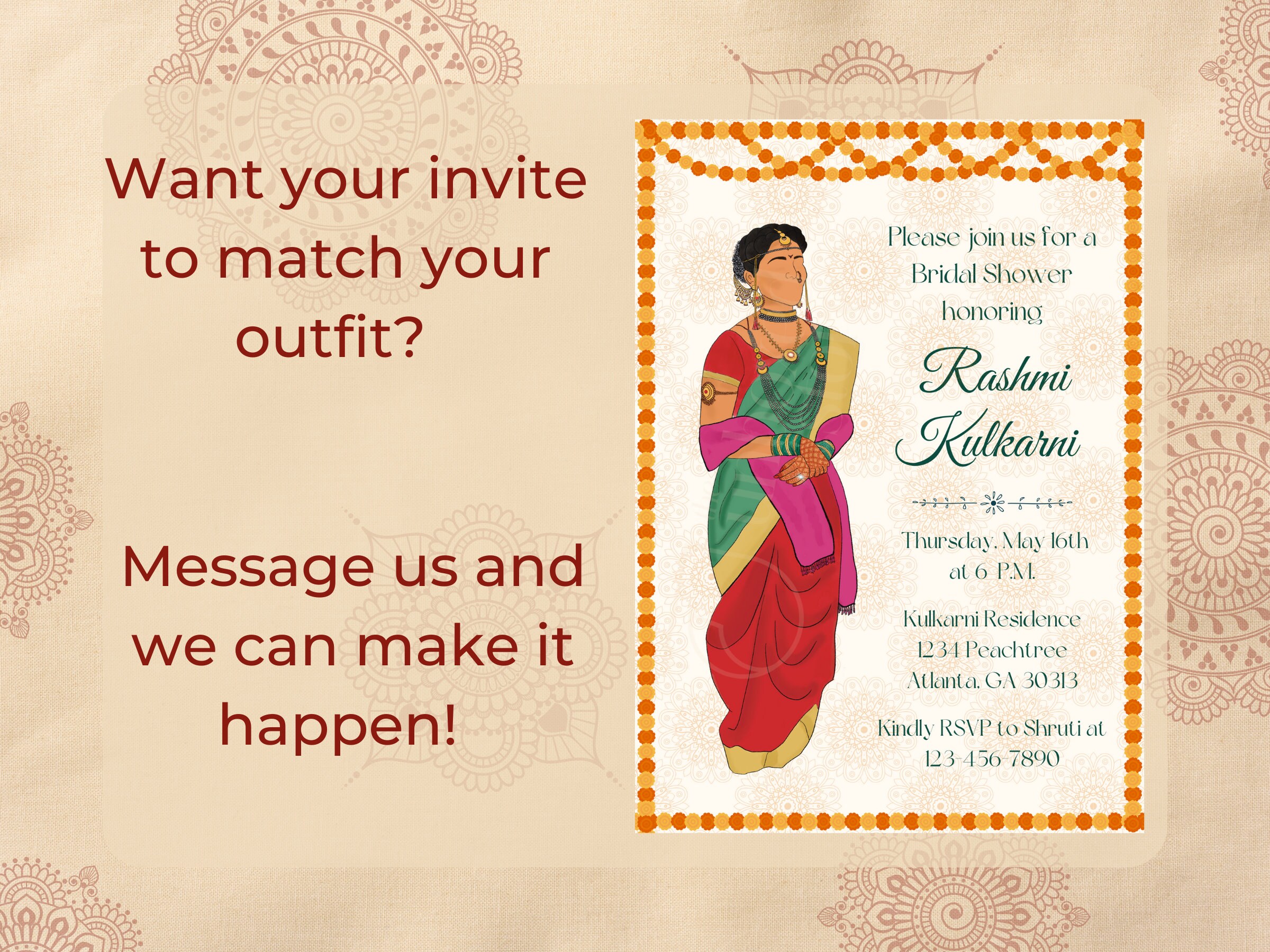 Baby shower invitation wording in marathi sales
