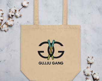 Gujju Gang Organic Cotton Tote Bag: Gujarati Indian Gift