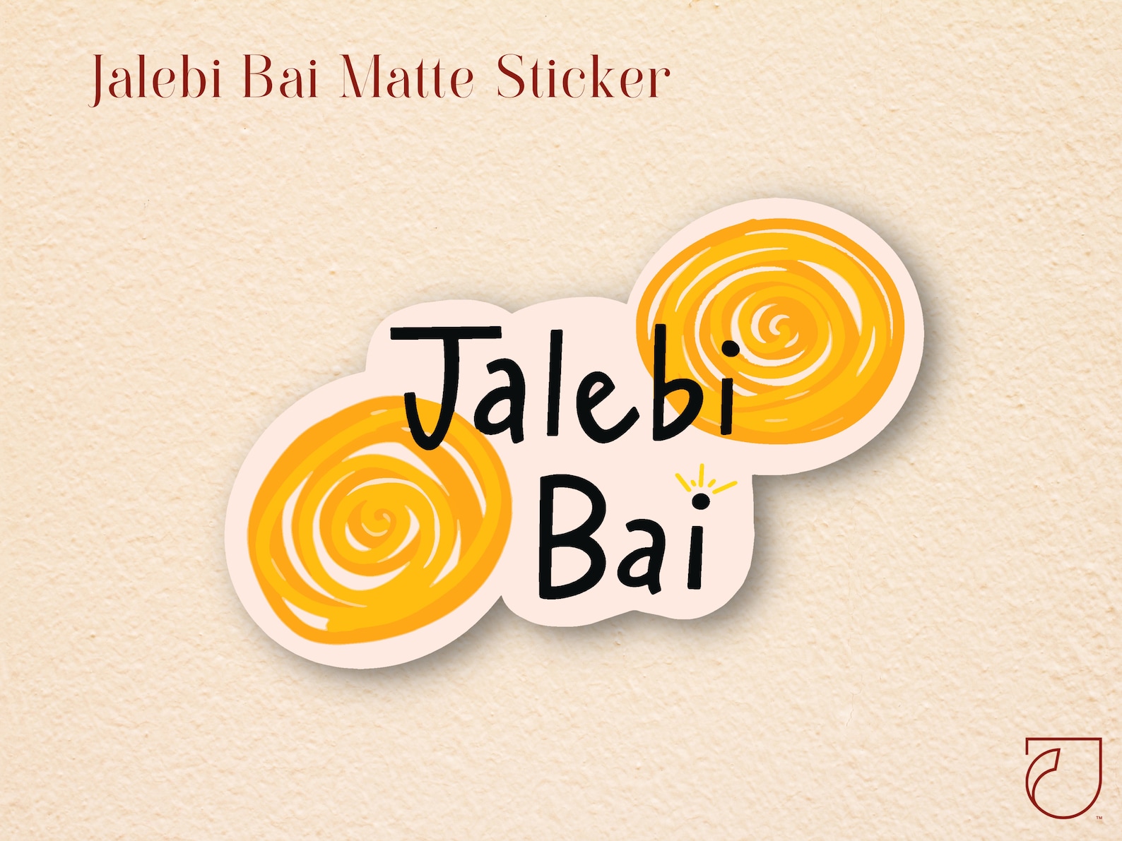 Jalebi Bai Sticker Indian Pakistani Bangladeshi Desi Sticker Etsy