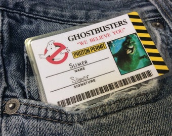 5 x Ghost buster Novelty Fancy Dress ID - Venkman, Ray, Slimer and more - Download Files