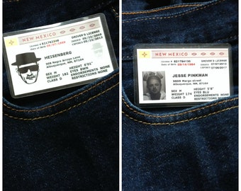 2 x Heisenberg & Jesse Pinkman Fancy Dress ID - Download Files