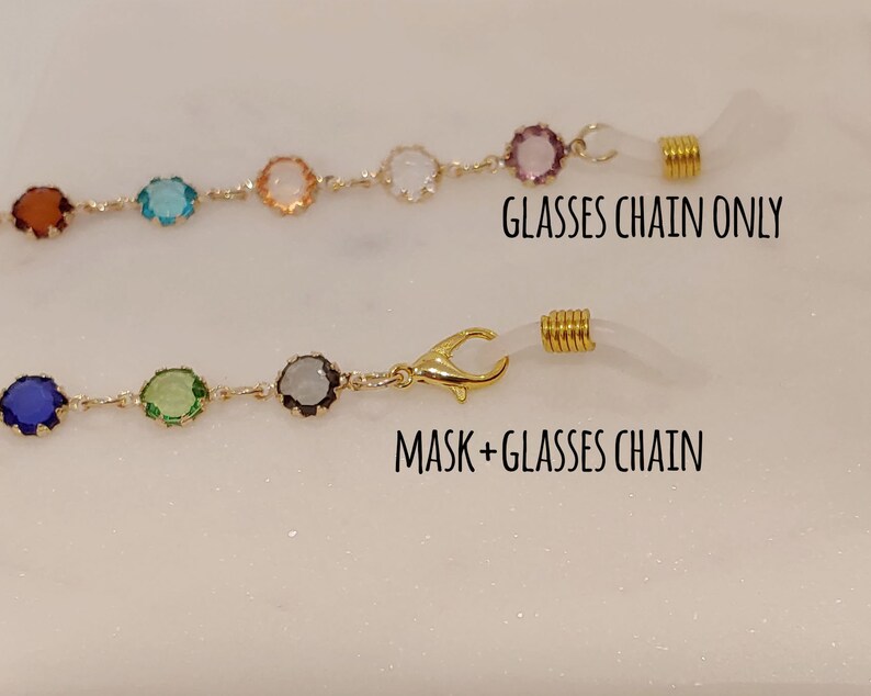 Cute Star Maskglasses Chain. Cute Shooting Star Mask Chain. Golden Beads Mask Chain. Boho