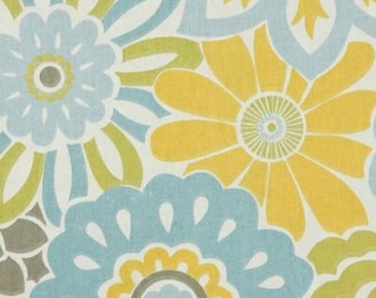 Waverly Button Bouquet Cotton Floral Fabric by the Yard Background Yardage Upholstery Curtains Drapery, Pillow Covers Home Decor