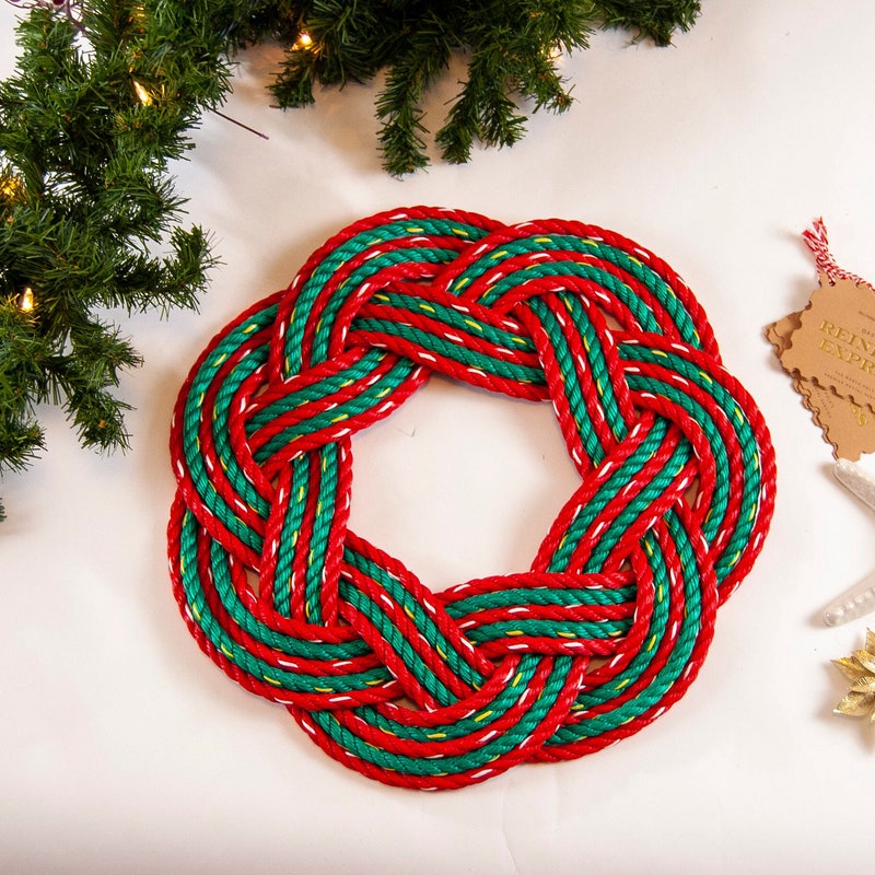 Rope Christmas Wreath - Etsy