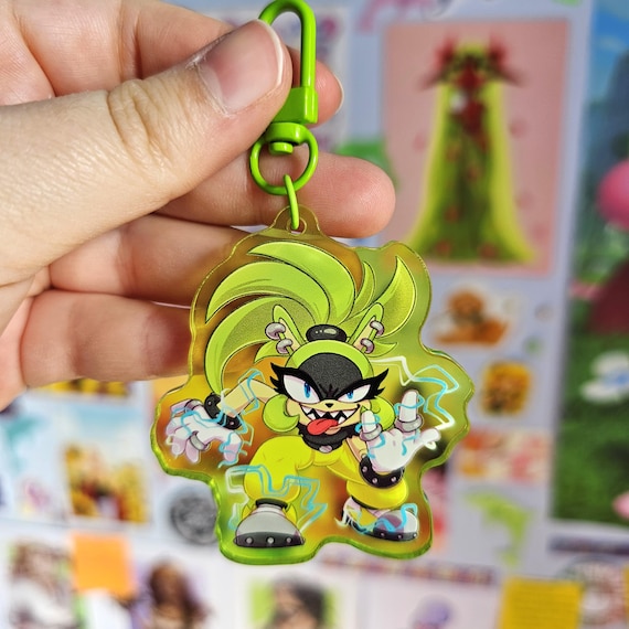 Doctor Starline Colourful Gradient Acrylic Keychain Charm - Etsy