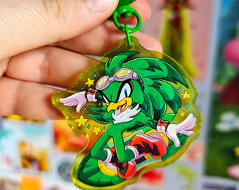 Jet the Hawk Babylon Rogues Colourful Gradient Acrylic Keychain