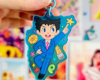 Dahlia Hawthorne Phoenix Wright Ace Attorney Chibi Colourful