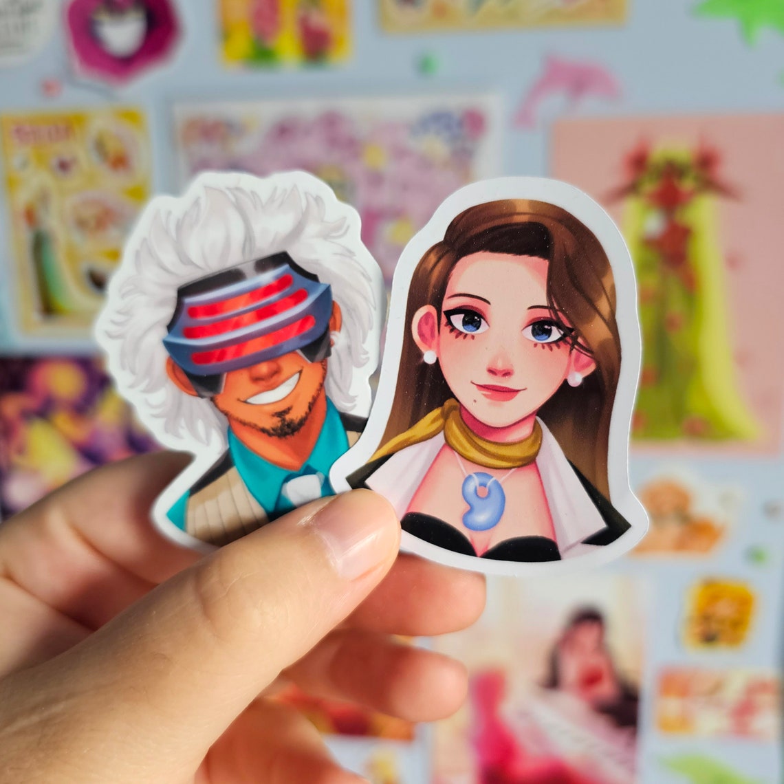 Phoenix Wright Ace Attorney Trilogy Handmade Stickers, Phoenix