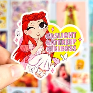 Sticker en vinyle Dahlia Hawthorne Phoenix Wright Ace Attorney
