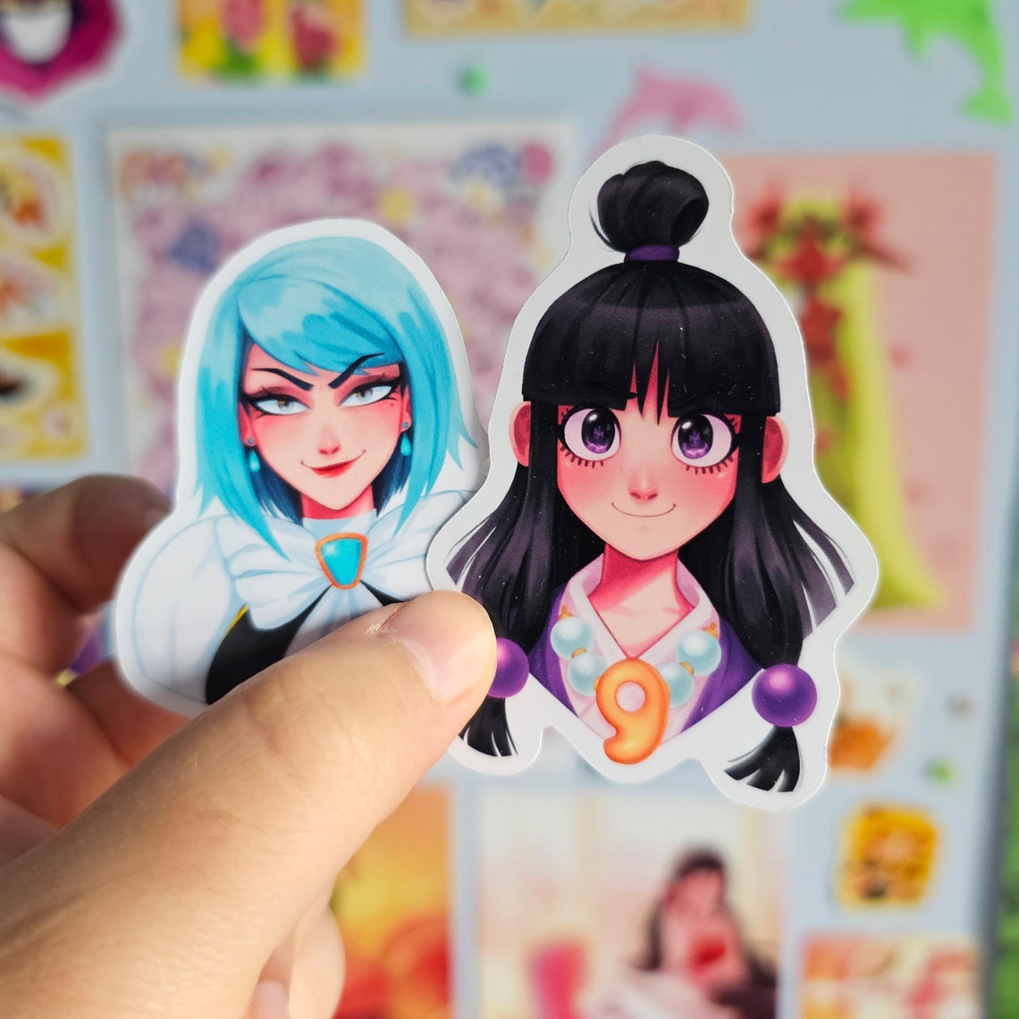 Phoenix Wright Ace Attorney Trilogy Handmade Stickers, Phoenix