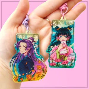 The Apothecary Diaries Kusuriya no Hitorigoto  Maomao and Jinshi Jinmao Colouful Acrylic Keychains