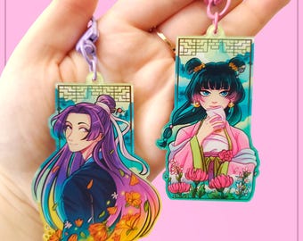 Die Apotheker-Tagebücher Kusuriya no Hitorigoto Maomao und Jinshi Jinmao Colouful Acrylic Schlüsselanhänger
