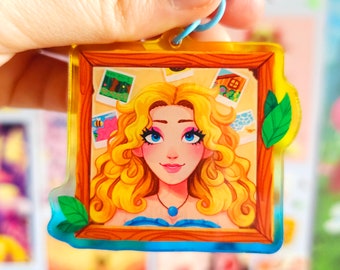 Haley Stardew Valley Vrijgezellenportret Sleutelhanger Bedel