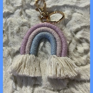 Keychain Boho Rainbow key Chain