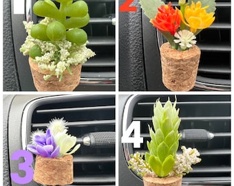CAR AIR FRESHENER | Plant Vent Clip | Car Oil Diffuser|Car Accessories|10ml sprayer