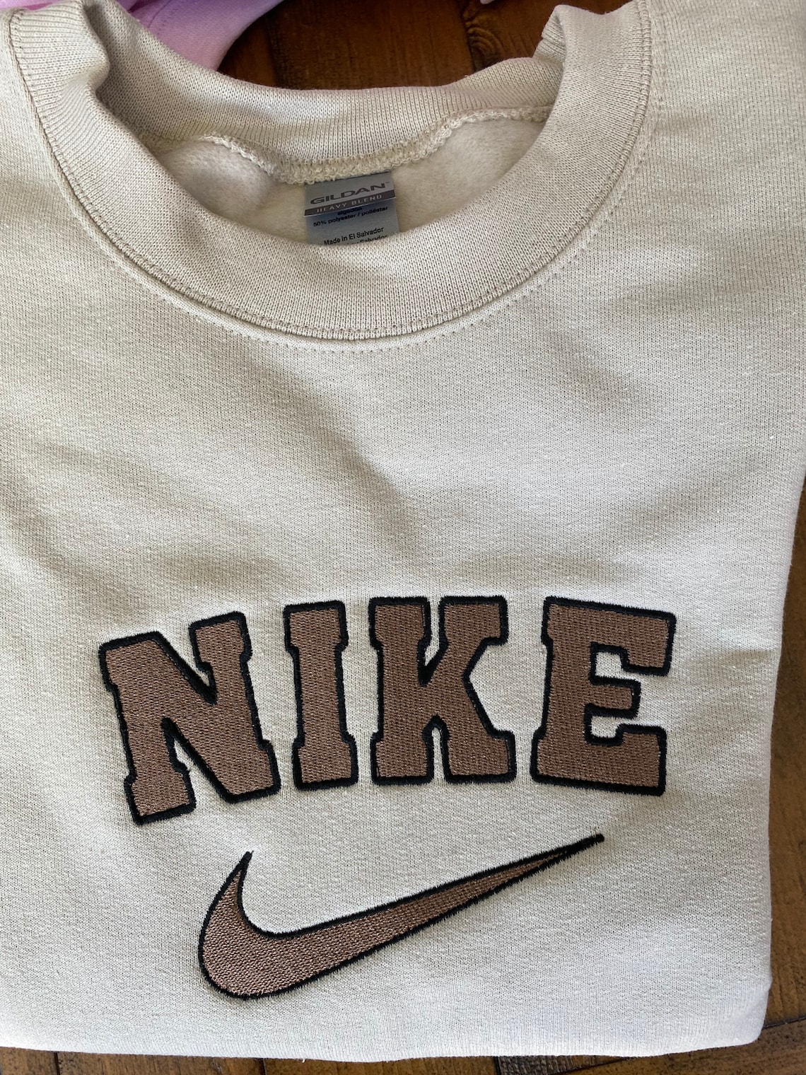 nike embroidered sweatshirt