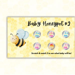Carte à gratter indiquant le sexe des abeilles