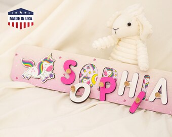 Unicorn Name Puzzle With Photos Etsy Unicorn Name Puzzle With Photos Etsy
