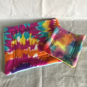 Anti Pill fleece Pee Pad - small absorbent pad for small pets