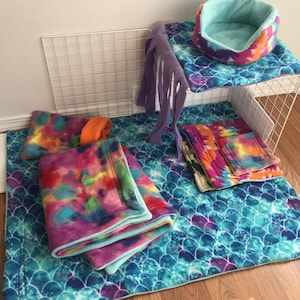 1x1 Anti Pill fleece cage liner - Custom