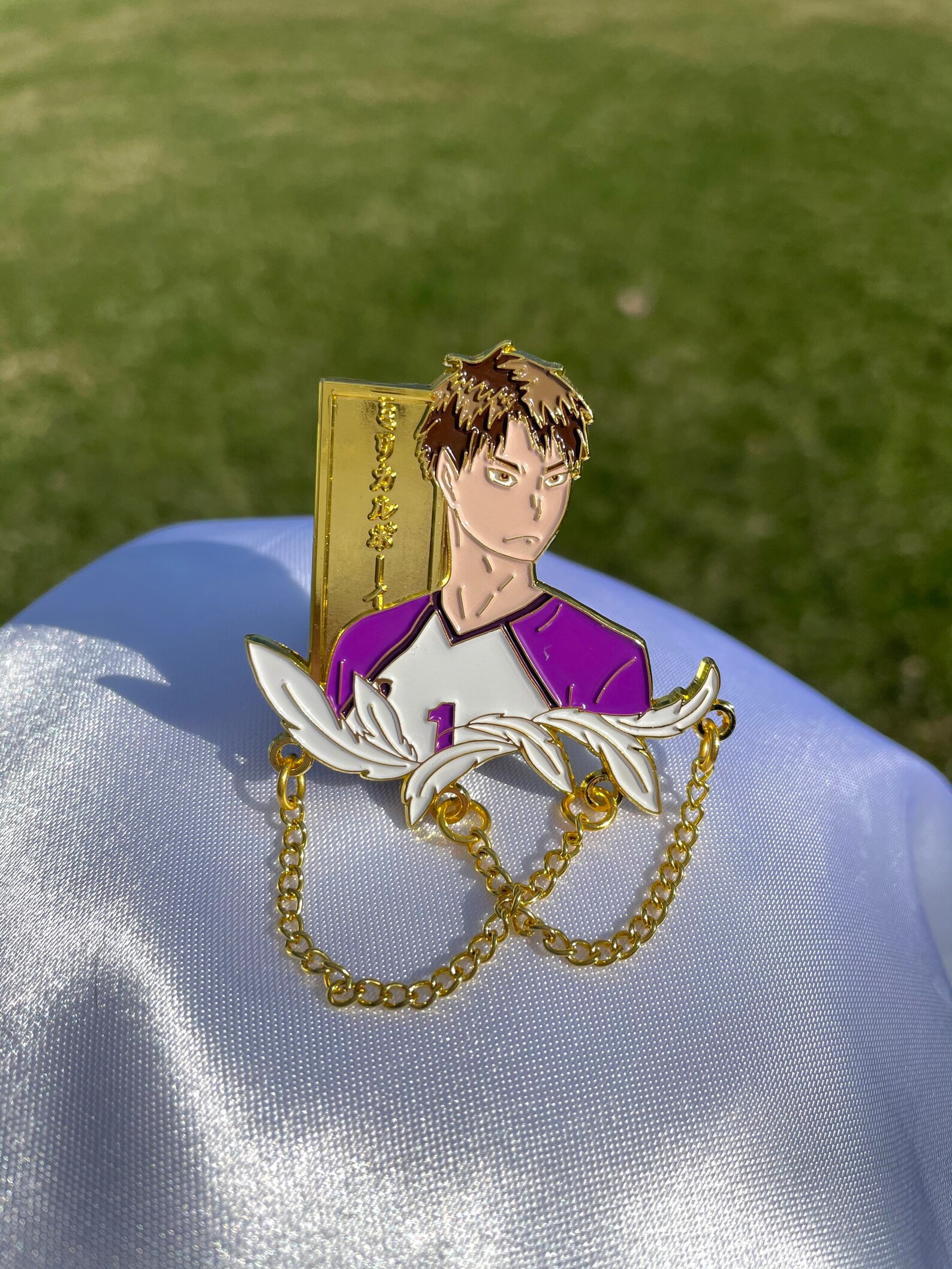 Tendou and Ushijima Haikyuu Enamel Pins | Etsy