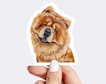 Chow Chow Sticker, Chow Sticker, Chow Car Decal, Chow-chow Sticker, Chowchow sticker, Chow GIft