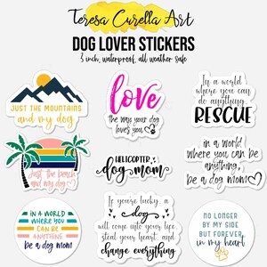 Beach Coffee Dogs, Beach Vinyl Decal, Coffee Car Decal, Coffee and Dogs Sticker, Beach Lover Car Decal image 9