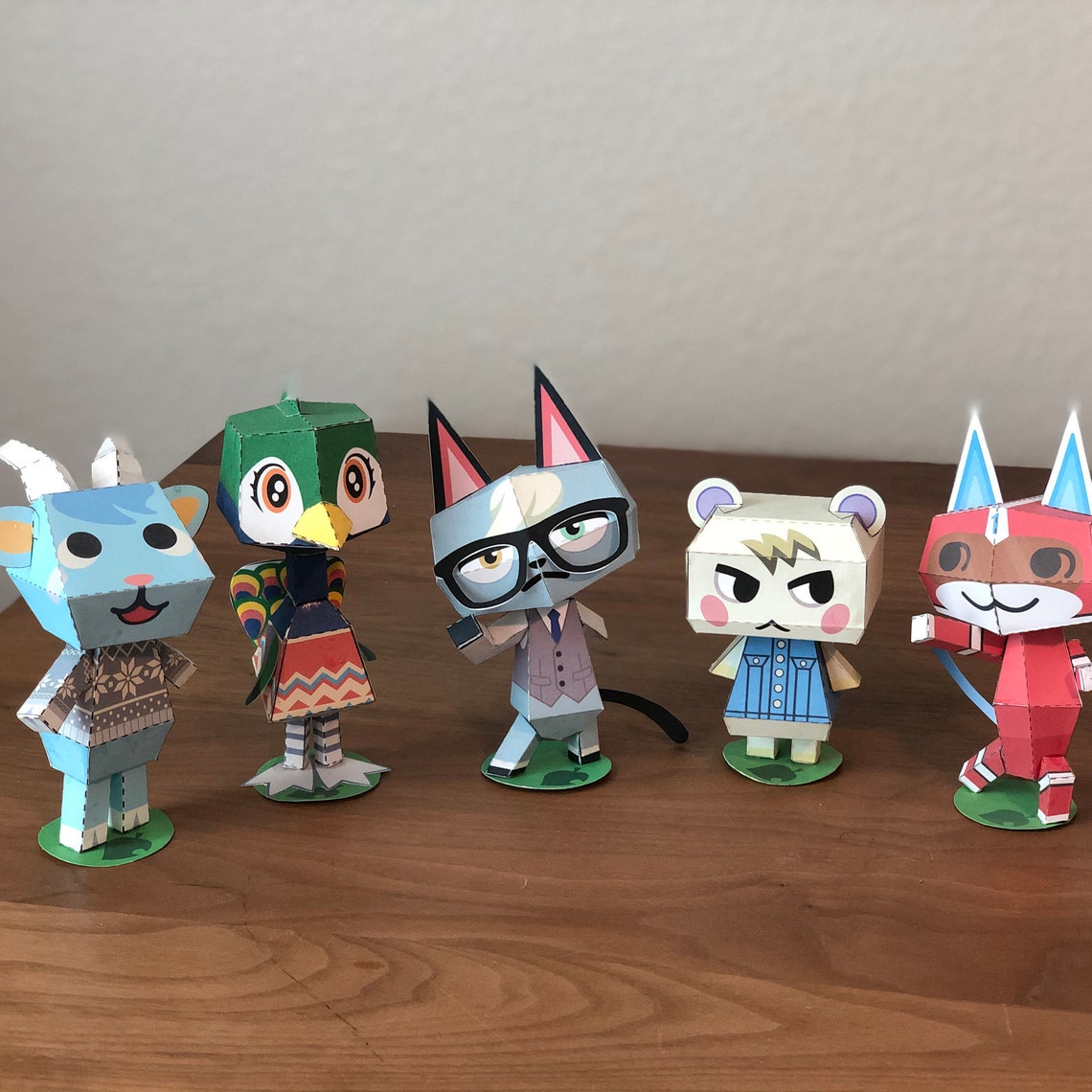 Paper Toy Craft. Animal Crossing New Horizons Toy. Raymond Cat Villager