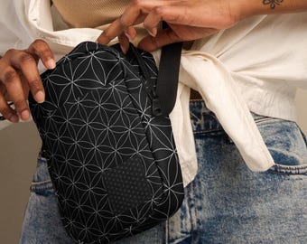 Flower of Life Utility Crossbody Bag