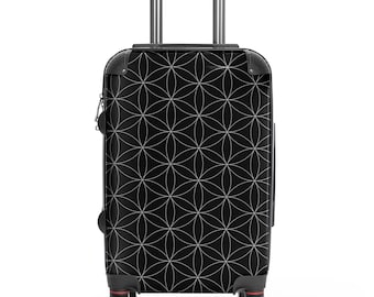 Flower of Life Hard-Shell Suitcase