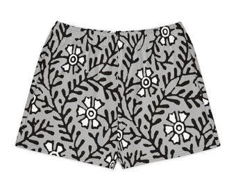 Flower & Vine Cotton Shorts
