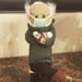 Bernie with mittens doll knit PATTERN *In the round or flat knit instructions* 