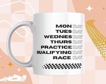 Race Weekend Mug | Racing Fan Gift | Multiple Colors