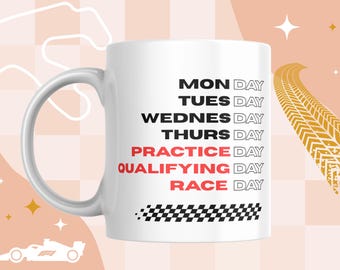 Race Weekend Mug | Racing Fan Gift | Multiple Colors
